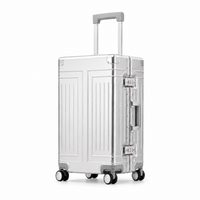 Valise Aluminium Grande Capacité Argent