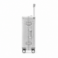Valise Aluminium Grande Capacité Argent