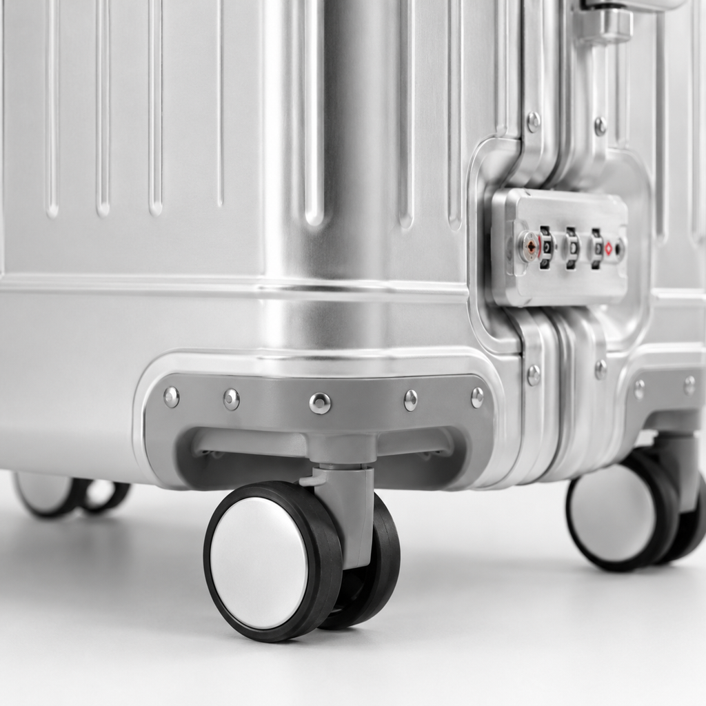 Valise Aluminium Grande Capacité Argent
