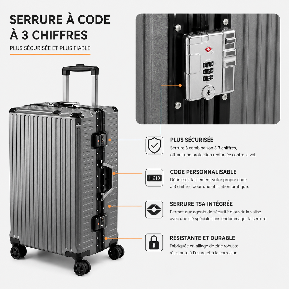 Valise Rigide Multiformat 4 Tailles