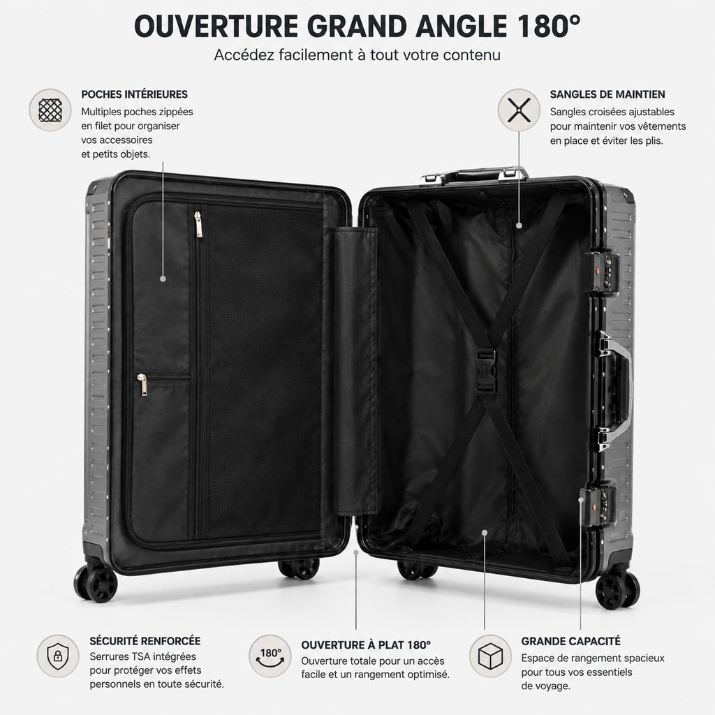 Valise Rigide Multiformat 4 Tailles