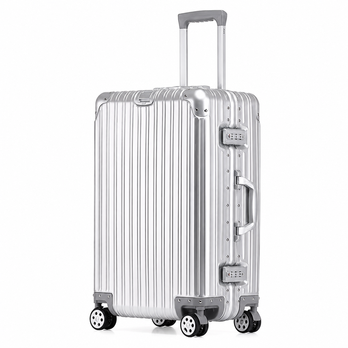 Valise Aluminium 4 Tailles Serrure TSA