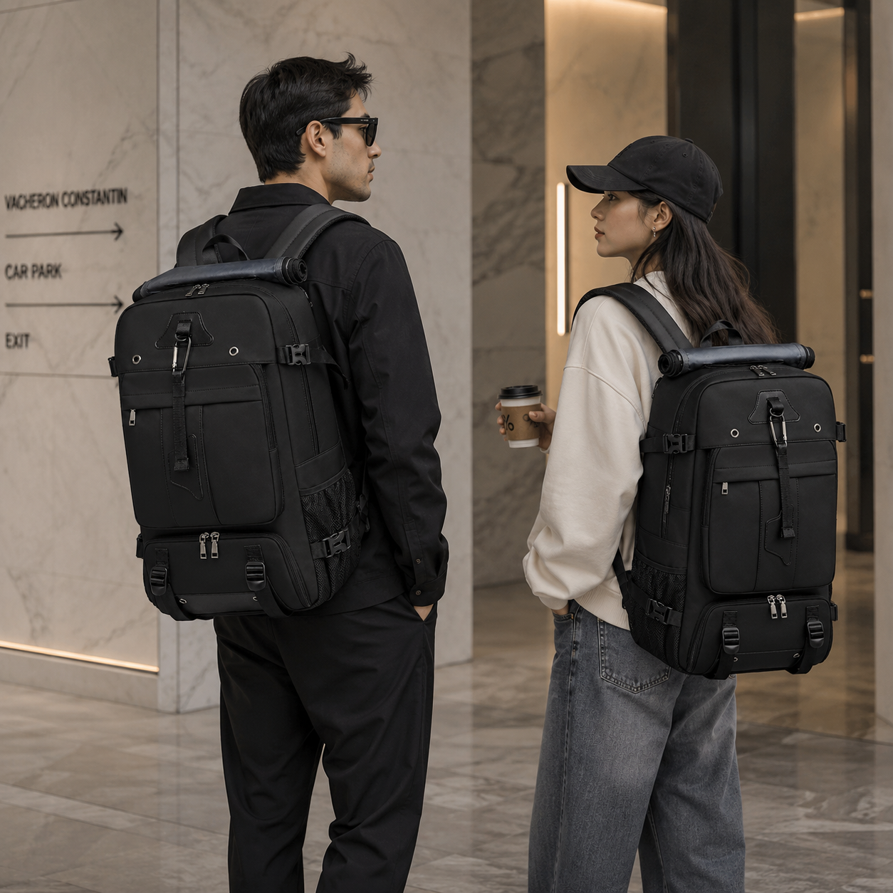 Sac à Dos Étudiant Grand Volume Ordinateur 15,6 Pouces