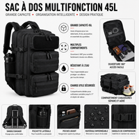 Sac à Dos Sport Grand Volume Compartiment Chaussures