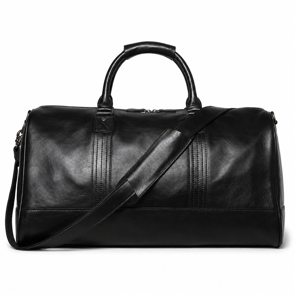 Sac de Voyage Cuir Véritable Structuré