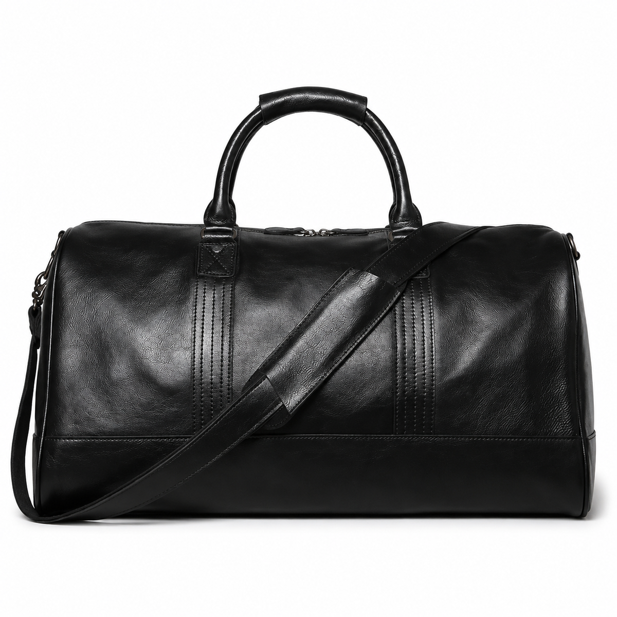 Sac de Voyage Cuir Véritable Structuré