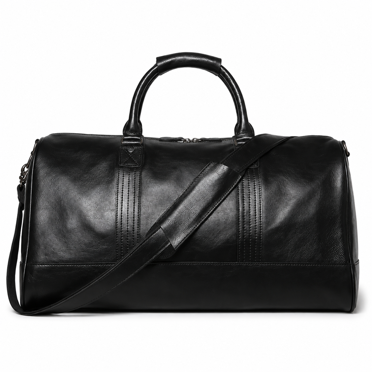 Sac de Voyage Cuir Véritable Structuré