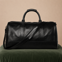 Sac de Voyage Cuir Véritable Structuré