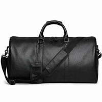 Sac de Voyage Cuir Véritable Poche Chaussures