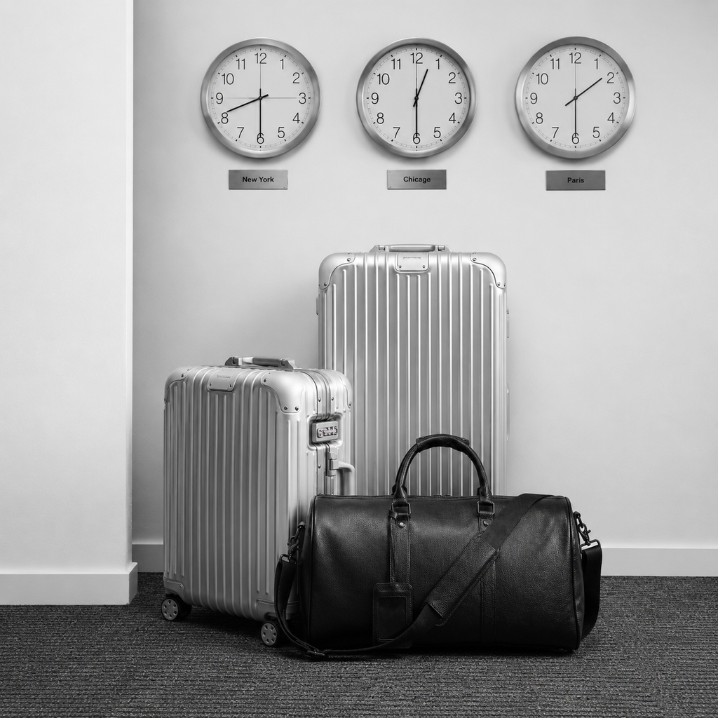 Sac de Voyage Cuir Véritable Poche Chaussures