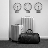 Sac de Voyage Cuir Véritable Poche Chaussures