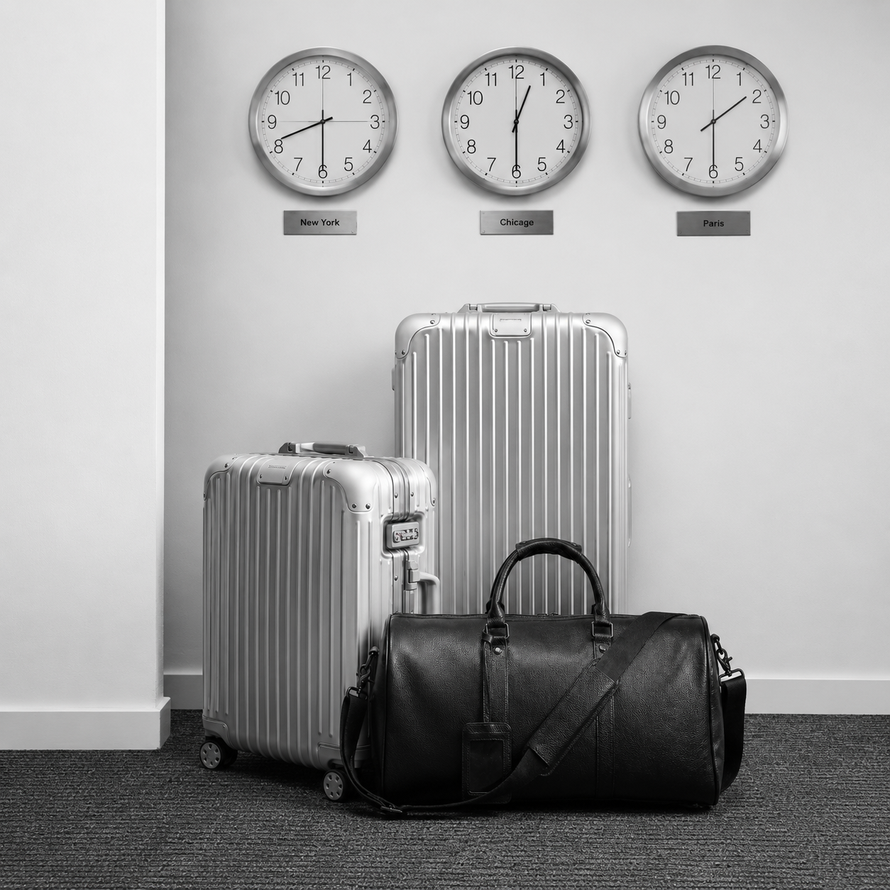 Sac de Voyage Cuir Véritable Poche Chaussures