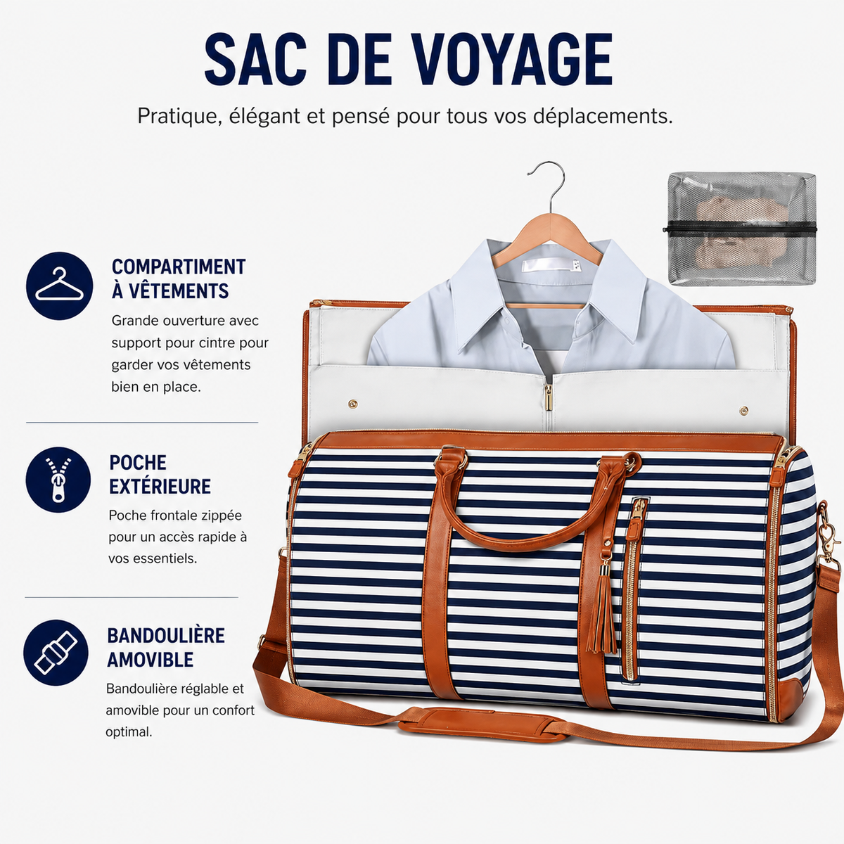 Sac de Voyage Pliable Imperméable