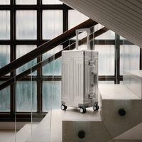 Valise Aluminium Grande Capacité Argent