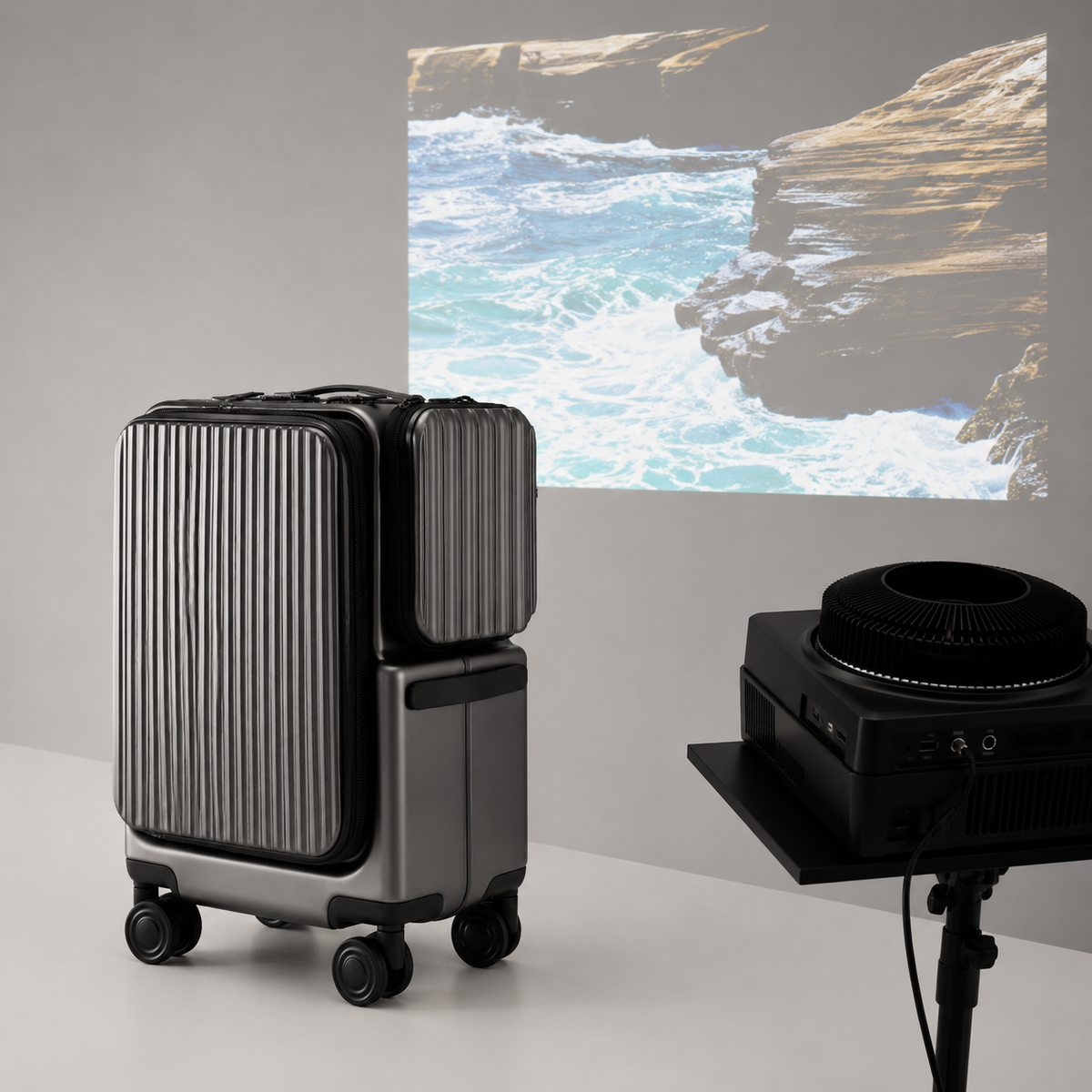 Valise Cabine USB Ouverture Frontale