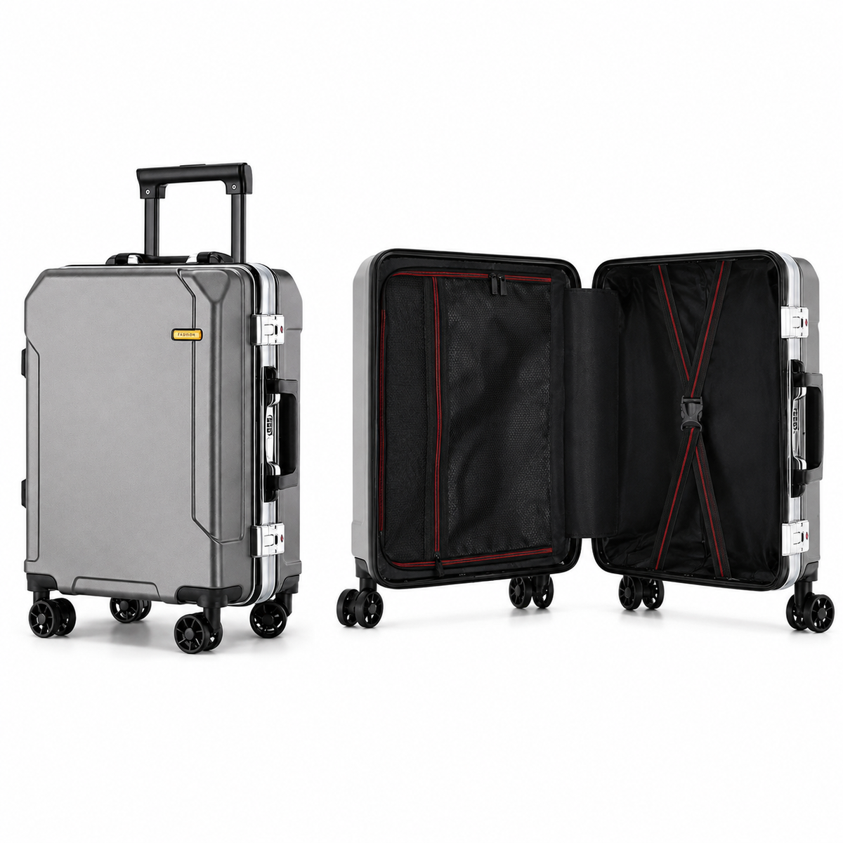 Valise Aluminium Multitailles Verrouillage à Code