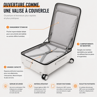 Valise Cabine Compartiment Ordinateur Frontal
