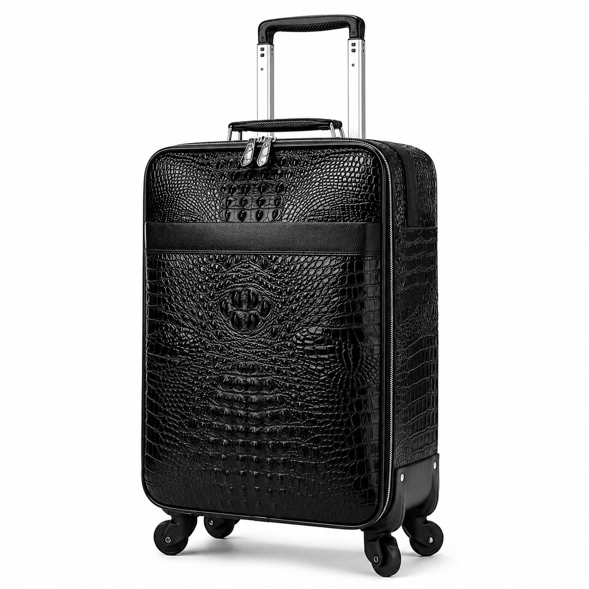 Valise Cuir Véritable Cabine Format Vintage