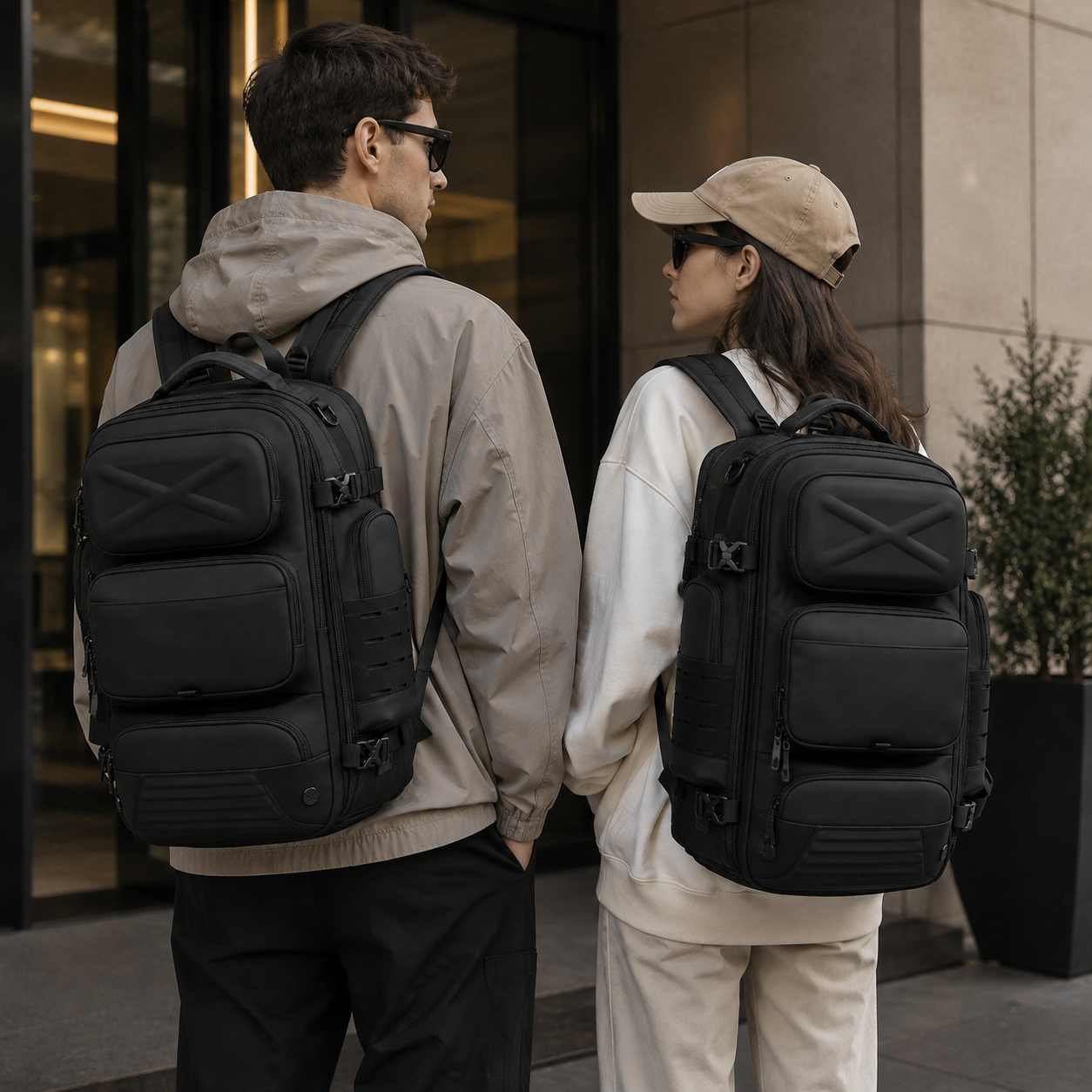 Sac à Dos Classique 2 Tailles Compartiment Chaussures
