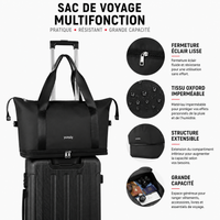 Sac de Voyage Femme Pliable et Extensible