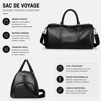 Sac De Voyage Homme Rétro Similicuir