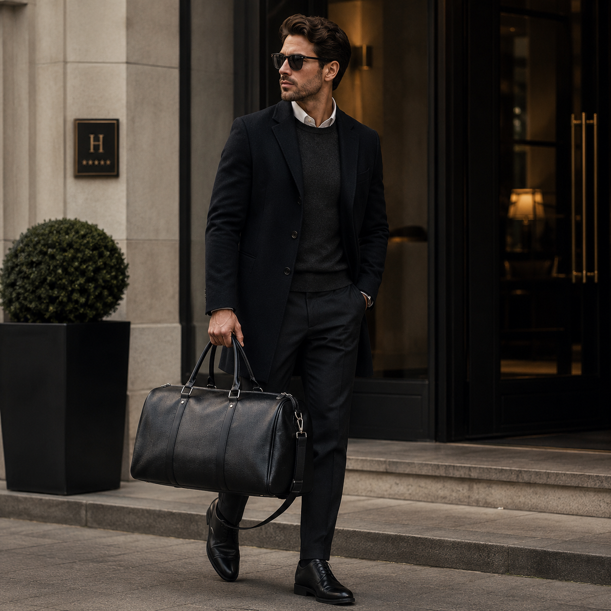 Sac De Voyage Homme Rétro Similicuir