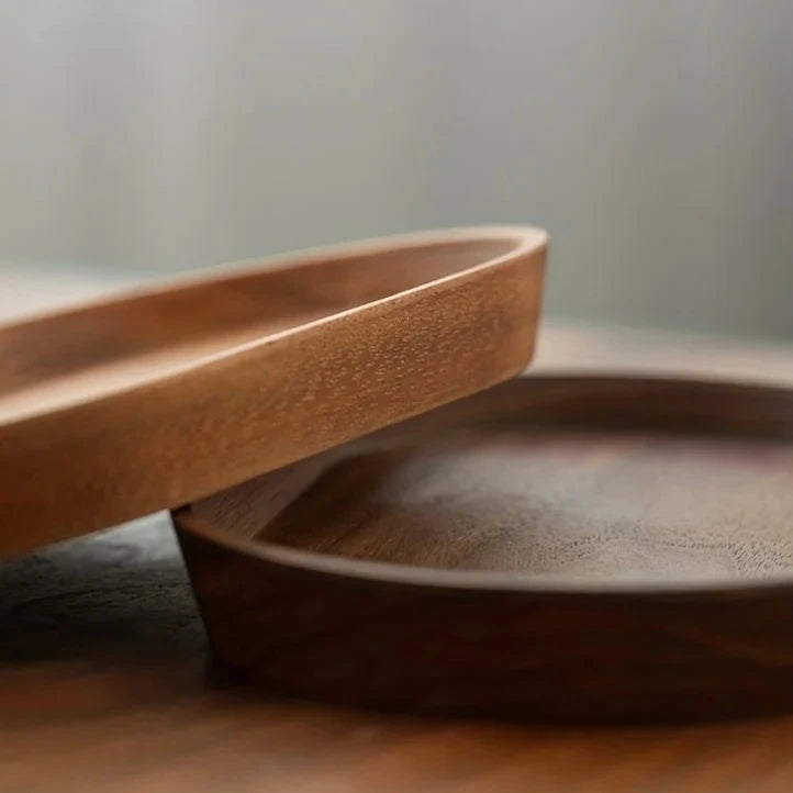 Zen Wood: Japanese Dessert Plate