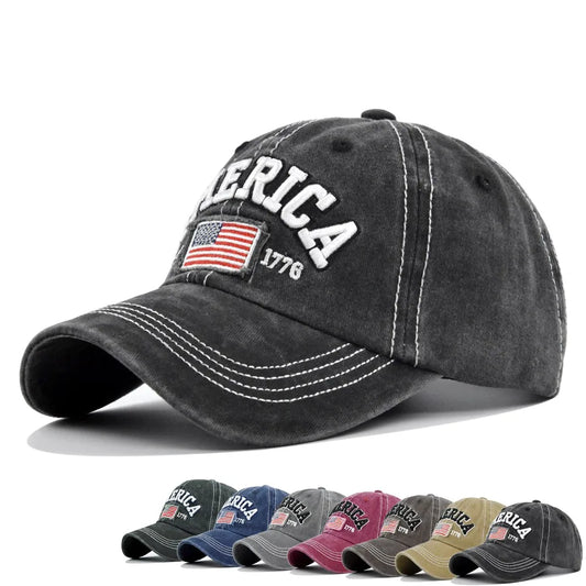 1776 Denim Baseball Cap