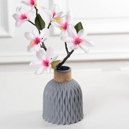 Origami Essence: Modern Plastic Home Vase