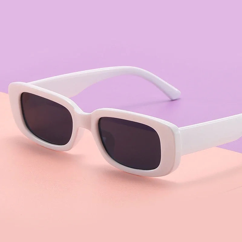 Femme Fatale: Luxury Brand Rectangle Sunglasses