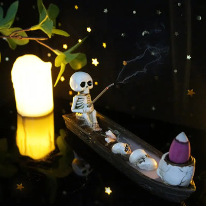 Skeleton Sail Incense Burner